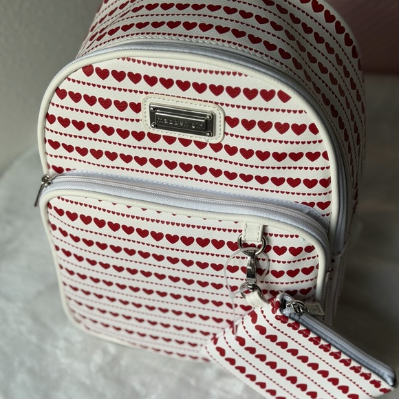 Madden girl by Steve Madden Valentine’s Day red hearts mini backpack coin purse main image 7